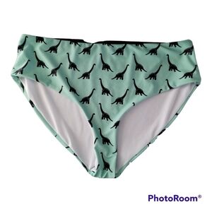 Shein‎ high waist dino bikini bottoms